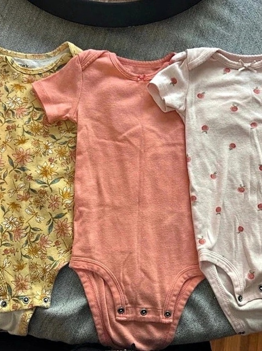 Carter's 3-Pack Bodysuits Floral Bodysuit 3-Pack Baby 18M